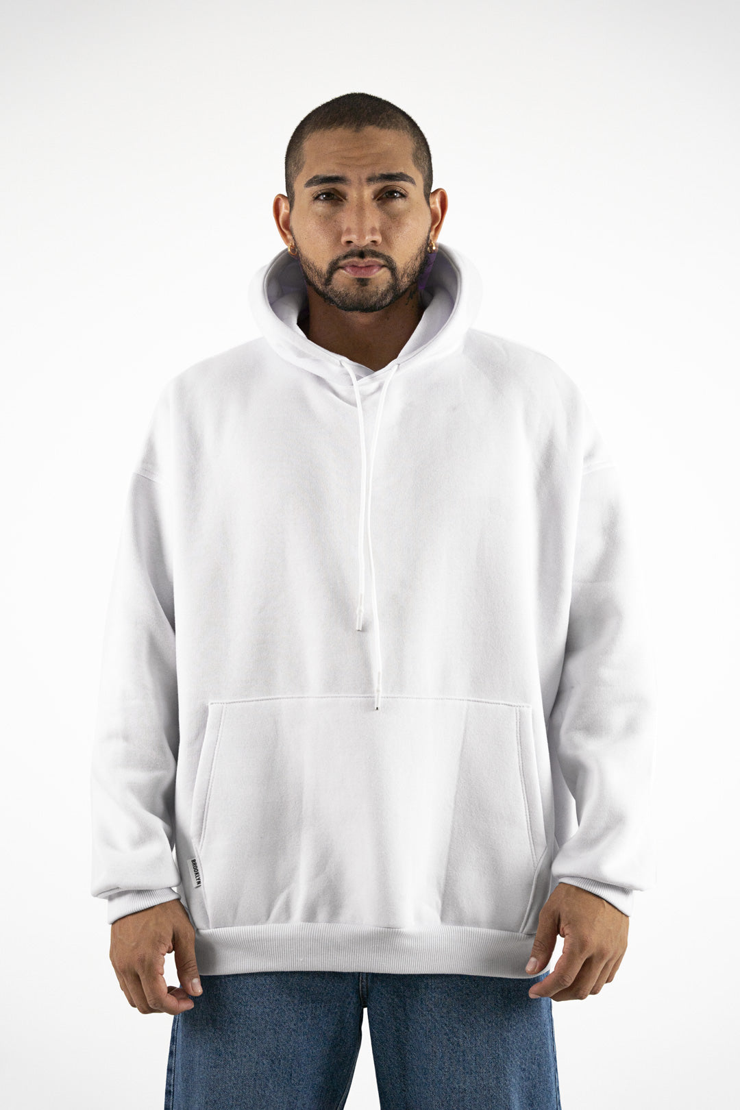 Hoodie blanco best sale