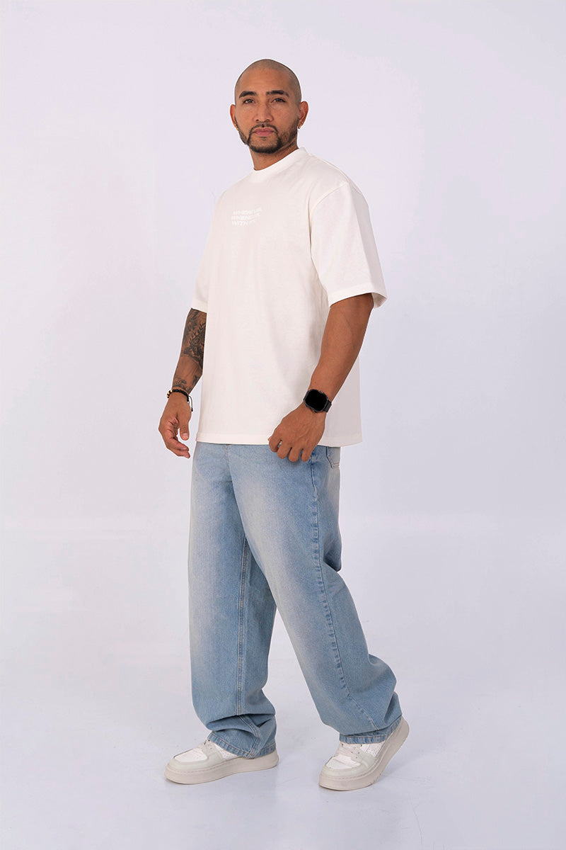 Camiseta oversize wherever