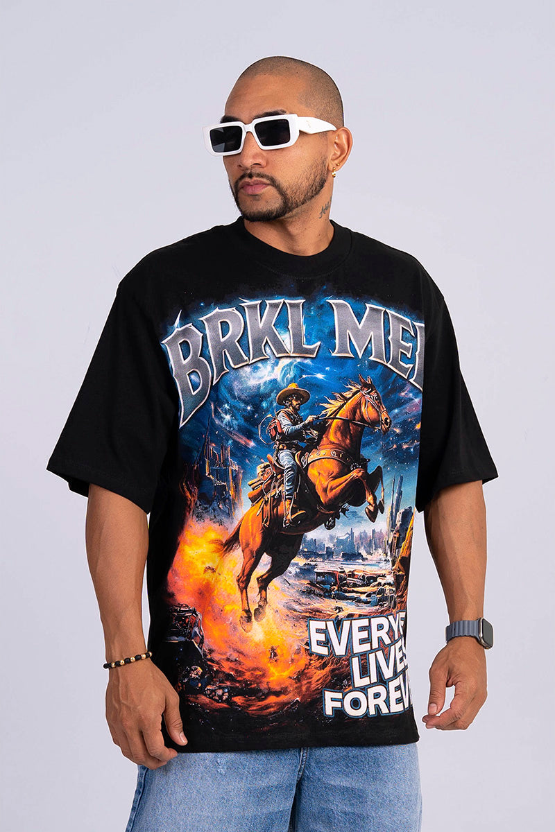 Camiseta oversize brkl men