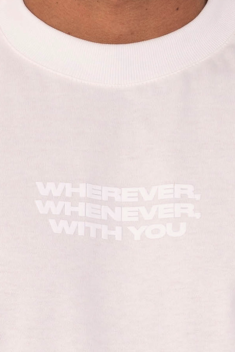 Camiseta oversize wherever