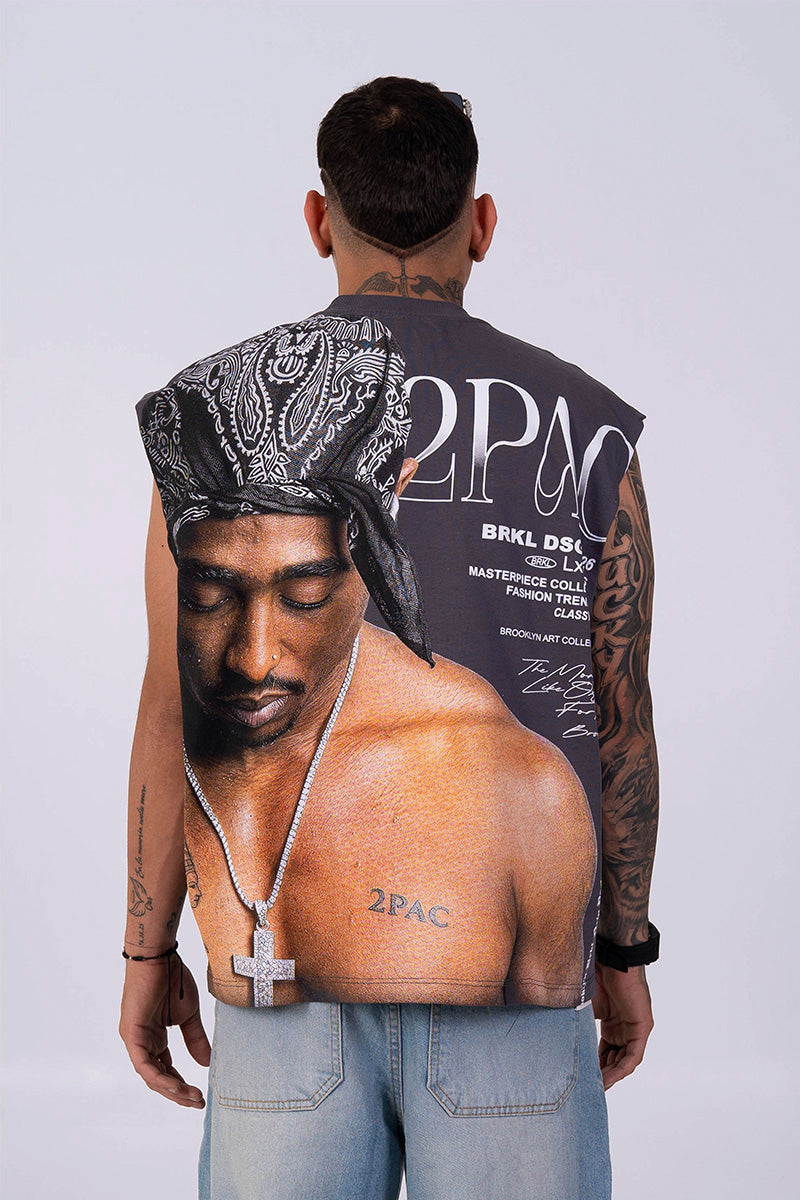 Camisilla oversize 2pac