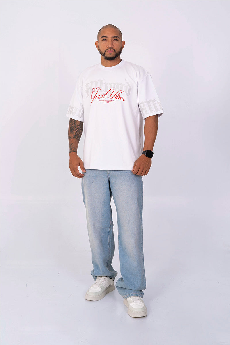 Camiseta oversize vibes