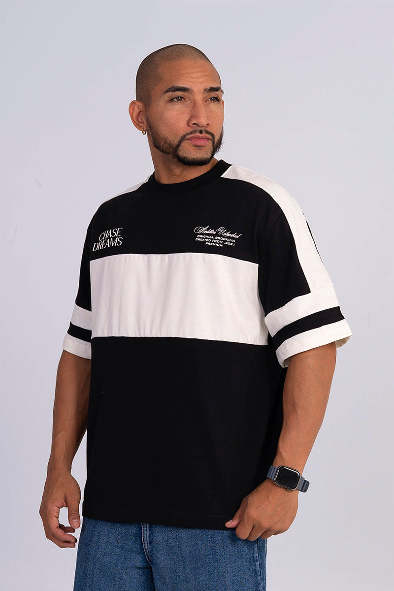 Camiseta oversize chase dreams