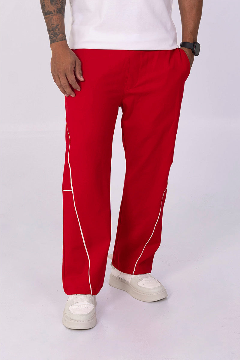 Pantalón marsellesa corte rojo