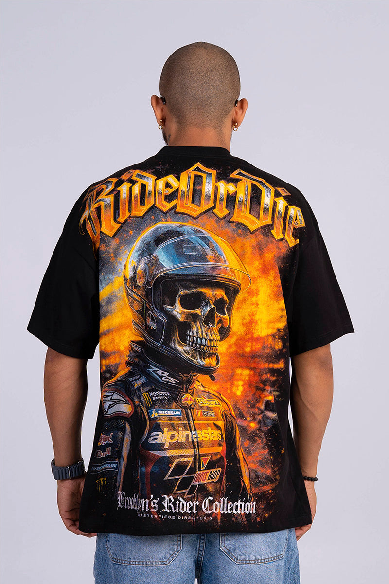 Camiseta oversize rider collection