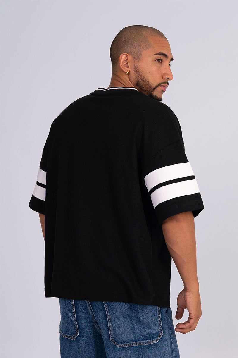 Camiseta boxy fit textura art