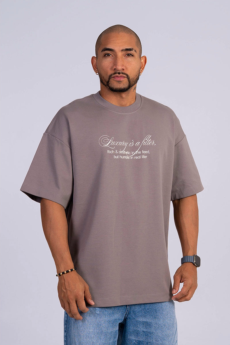 Camiseta oversize luxury