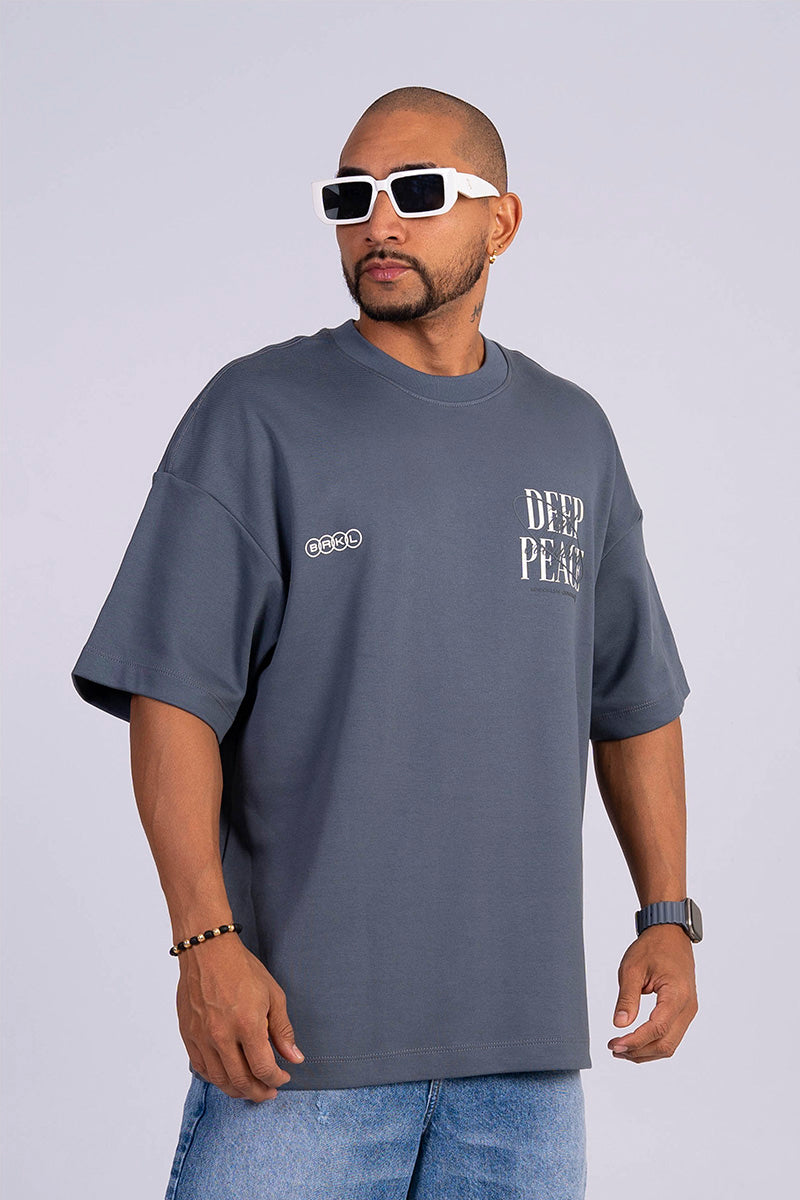 Camiseta oversize deep peace