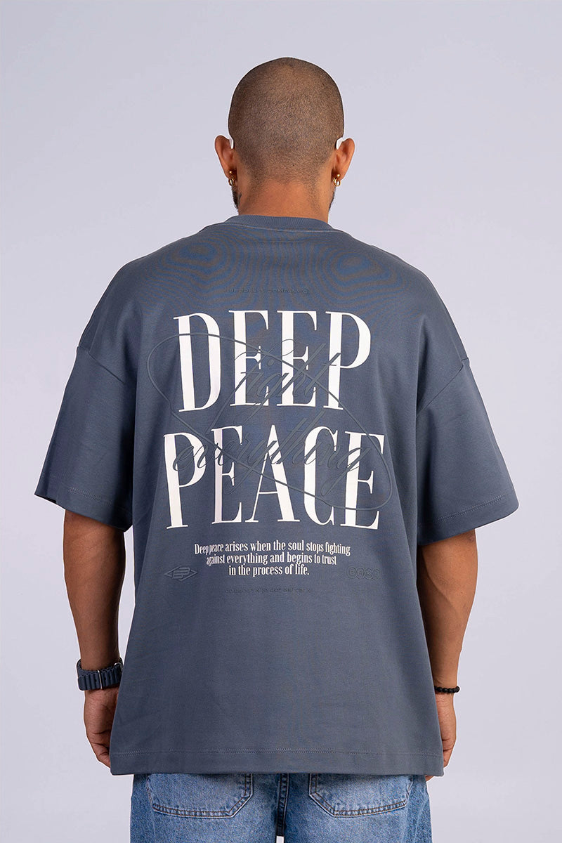 Camiseta oversize deep peace