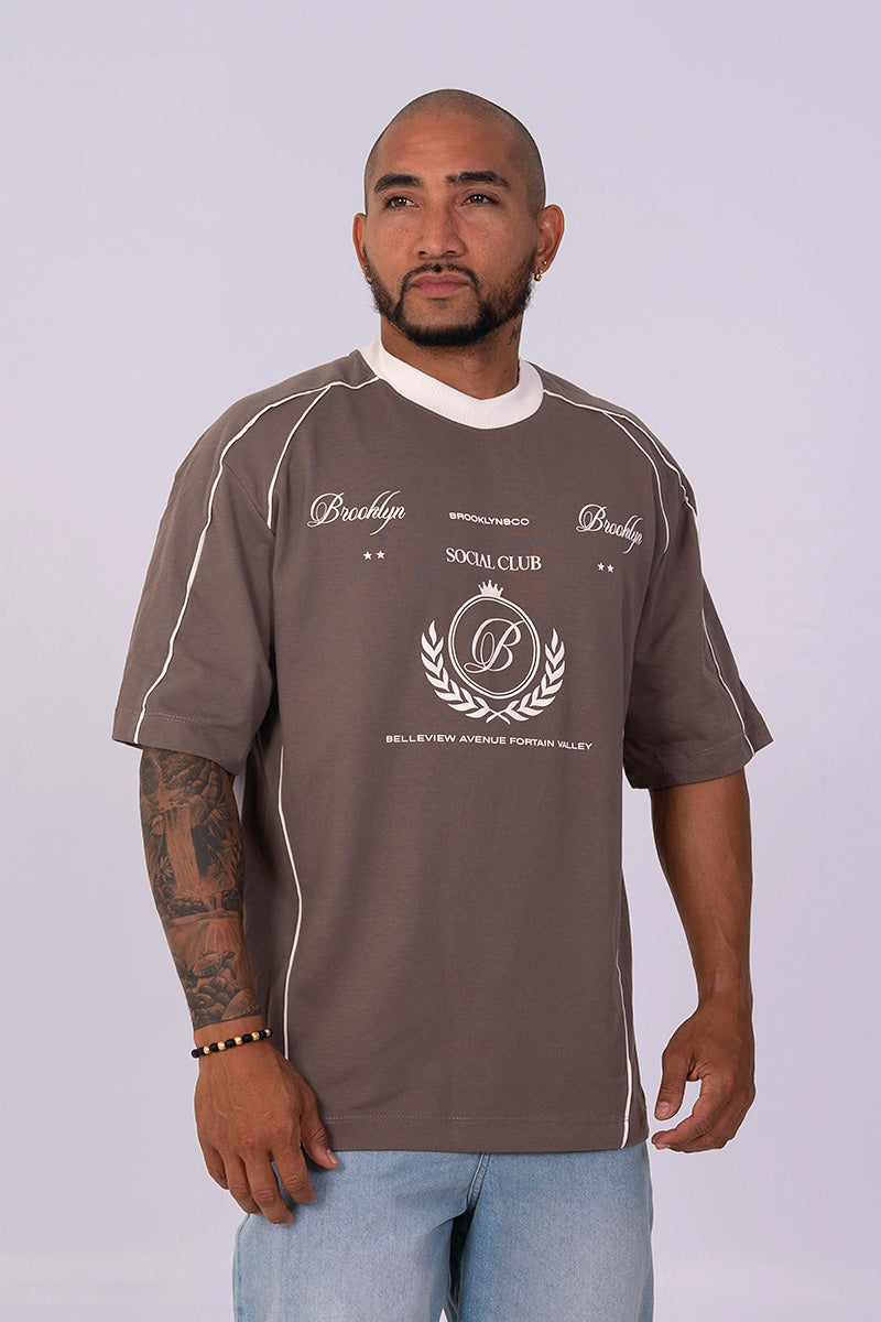 Camiseta regular corte fortain
