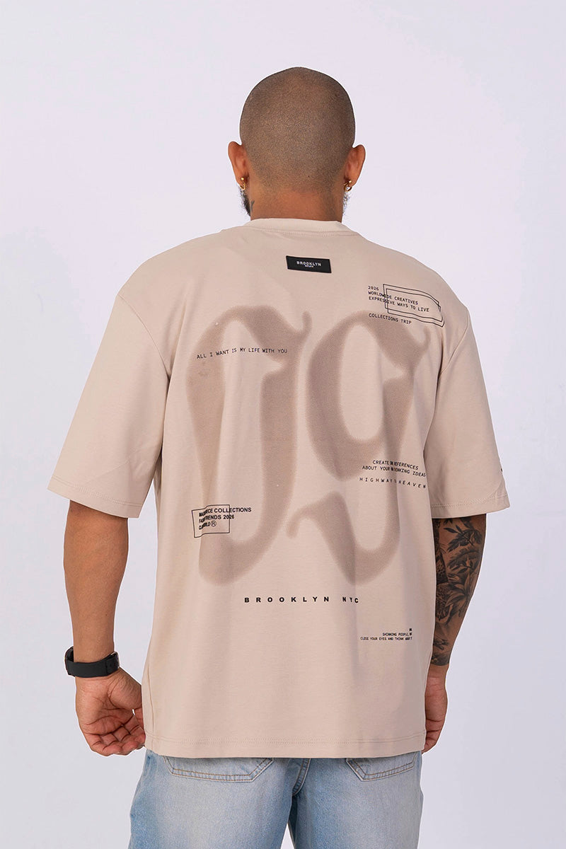 Camiseta oversize life