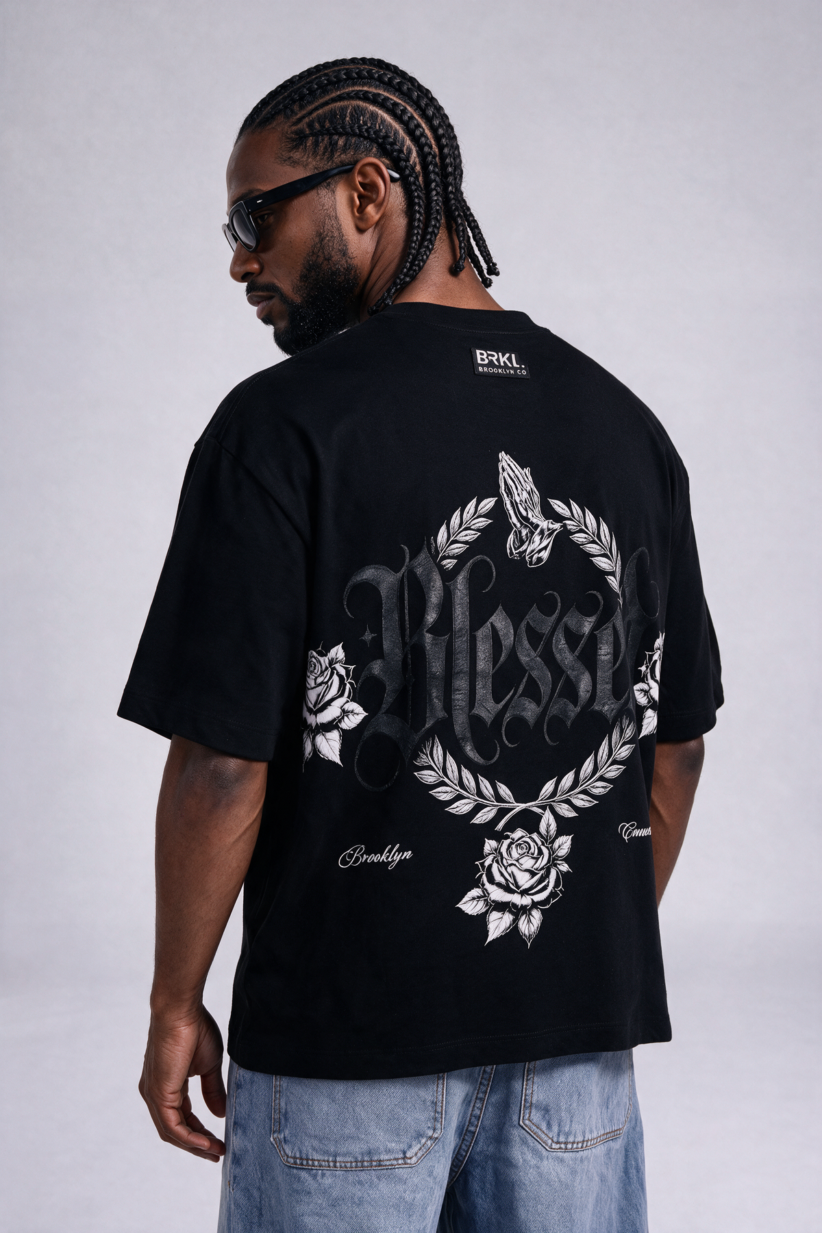 Camiseta algodón oversize blessed