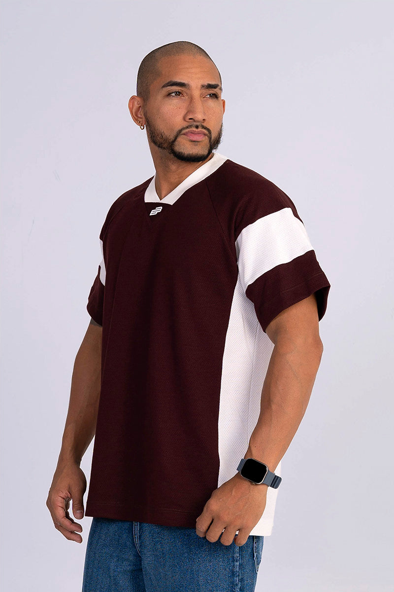 Camiseta regular textura bb