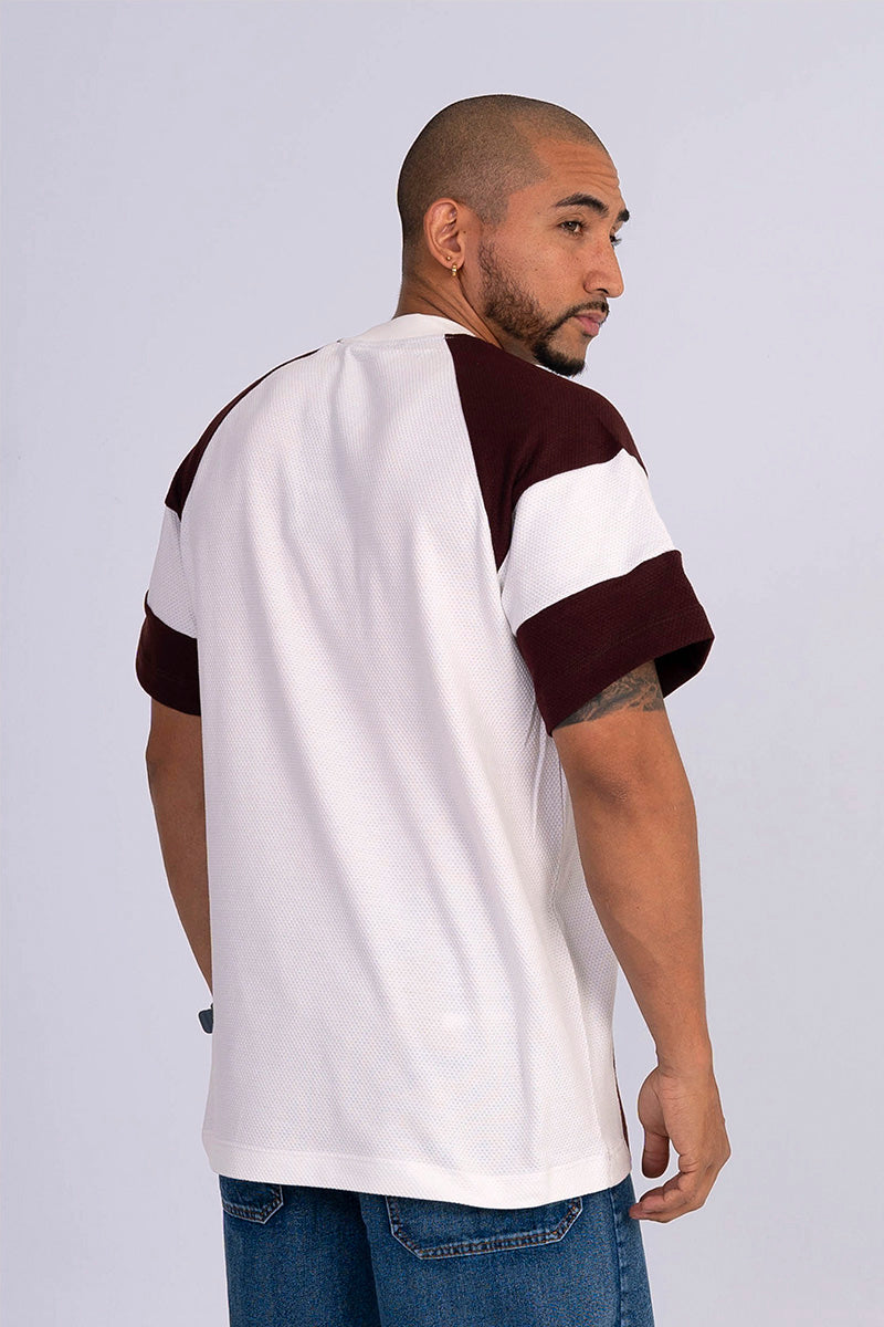 Camiseta regular textura bb