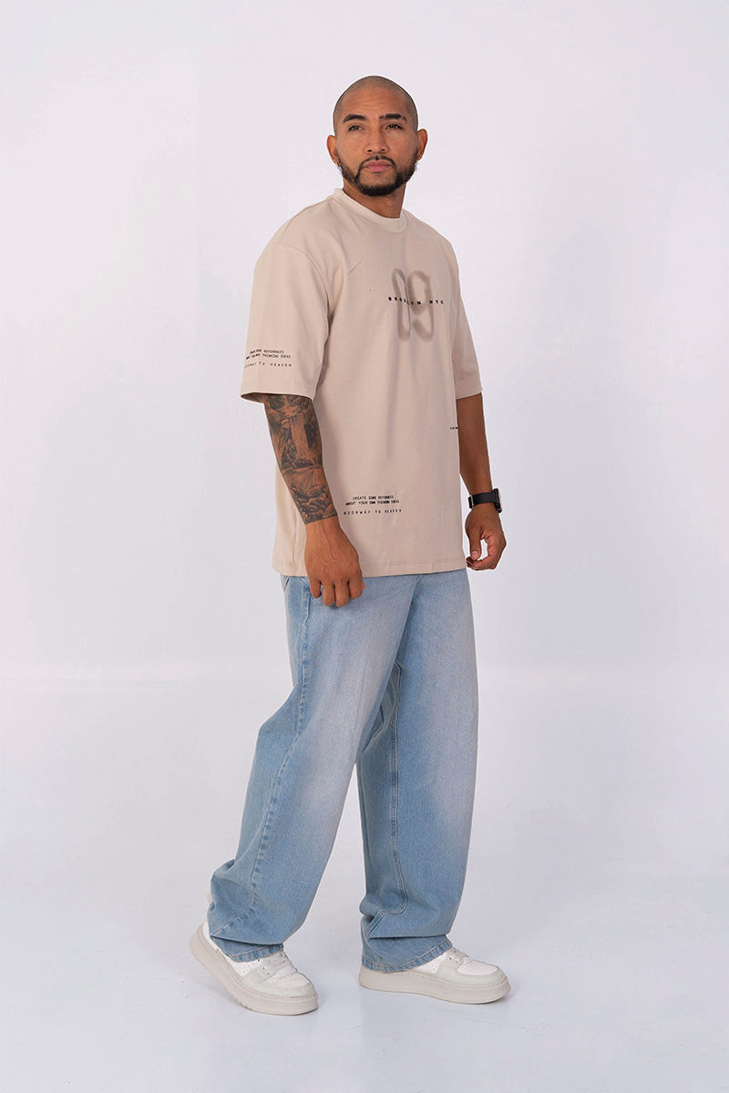 Camiseta oversize life
