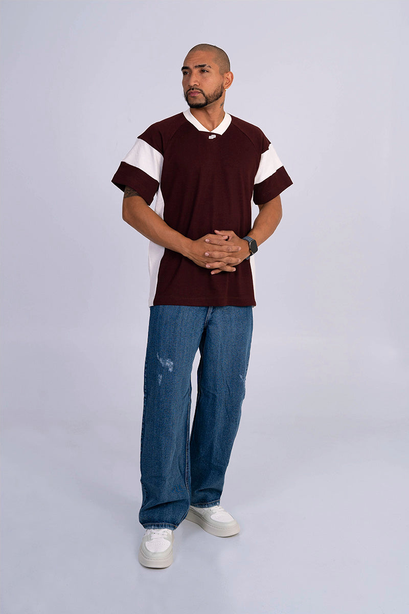 Camiseta regular textura bb