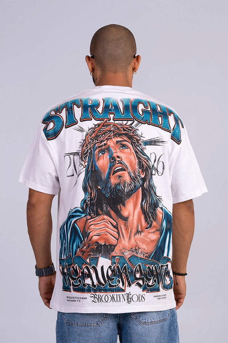 Camiseta oversize straight