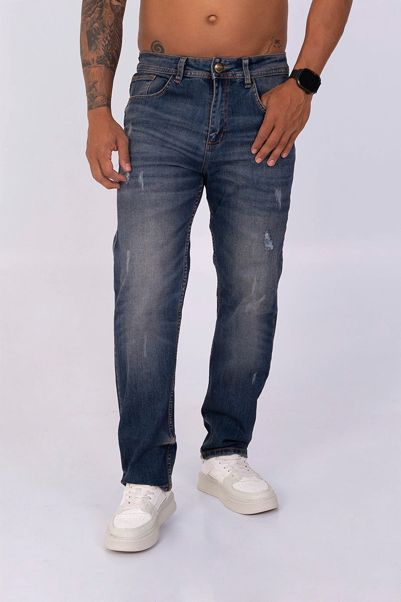 Jean regular denim clásico