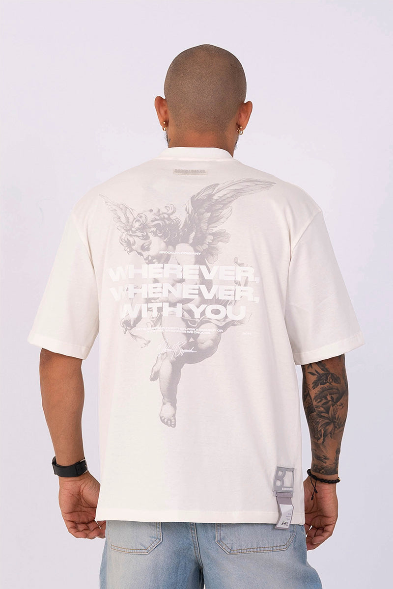 Camiseta oversize wherever