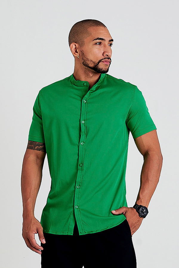 Camisa básica verde cali