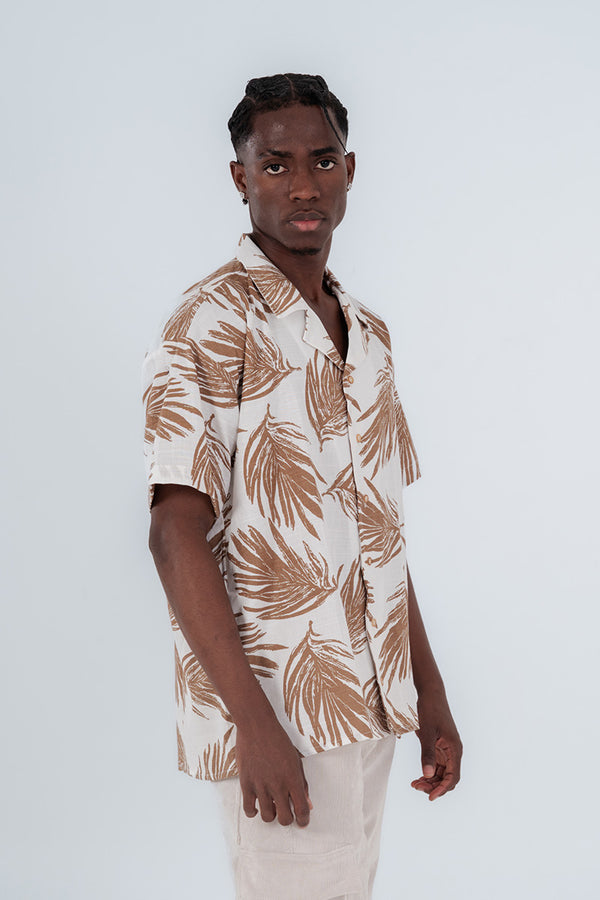 Camisa moda flores arena