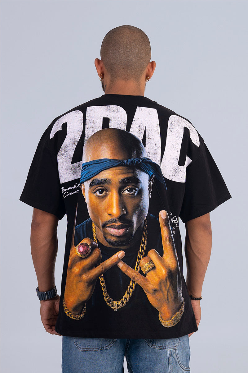 Camiseta oversize iconic 2pac