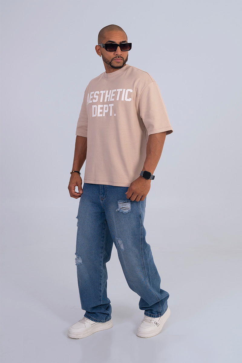 Camiseta boxy fit aesthetic dept