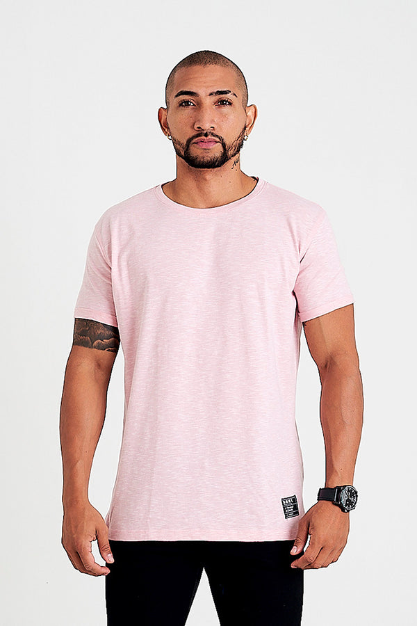 Camiseta básica rosa II