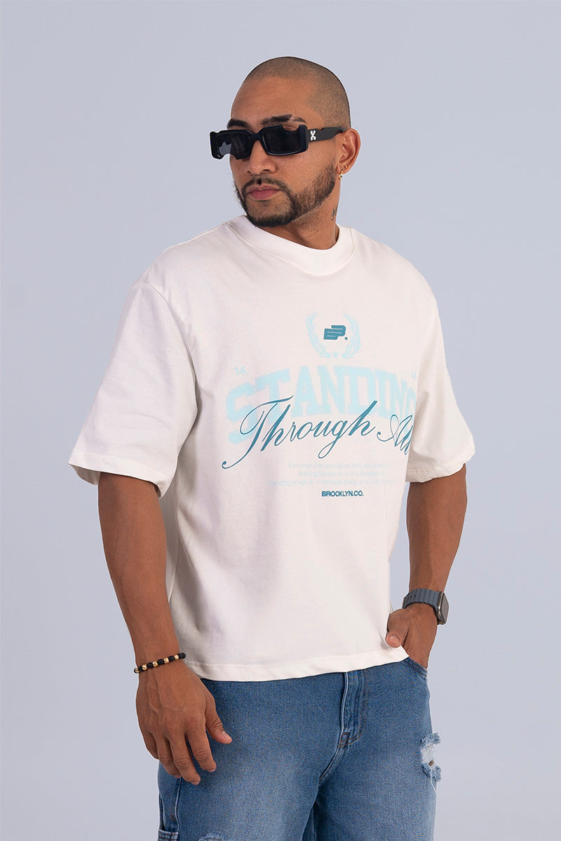 Camiseta boxy fit through all