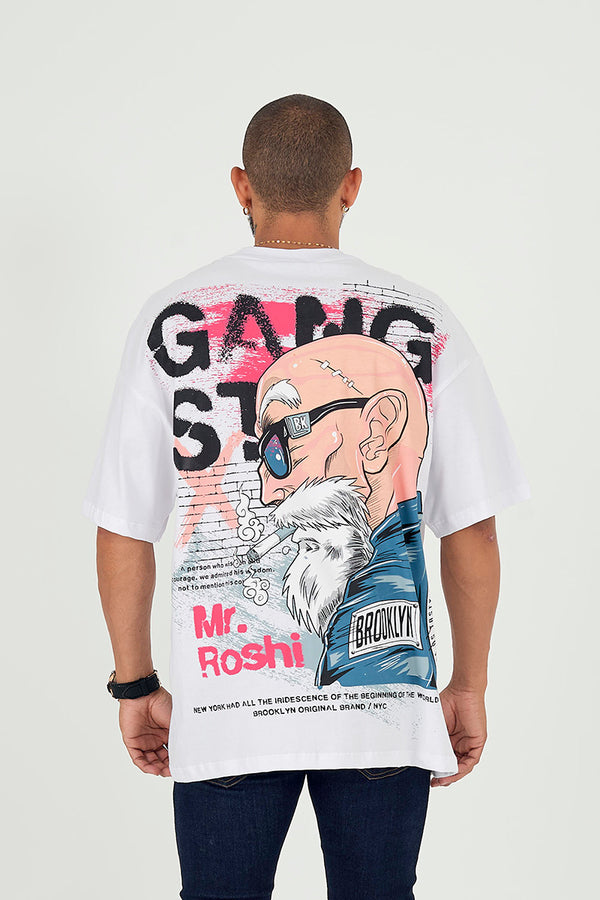 Camiseta oversize gangster