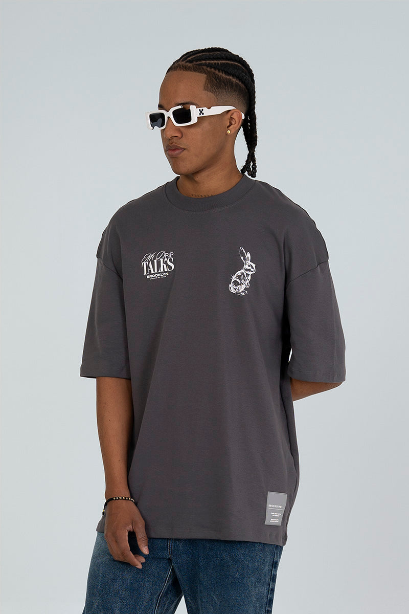 Camiseta oversize drip talks