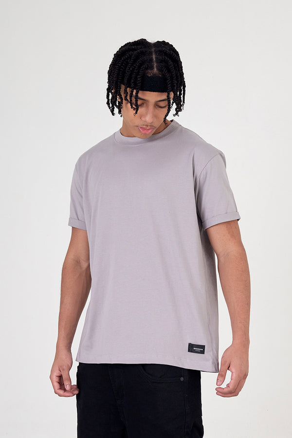 Camiseta regular básica cmt gris