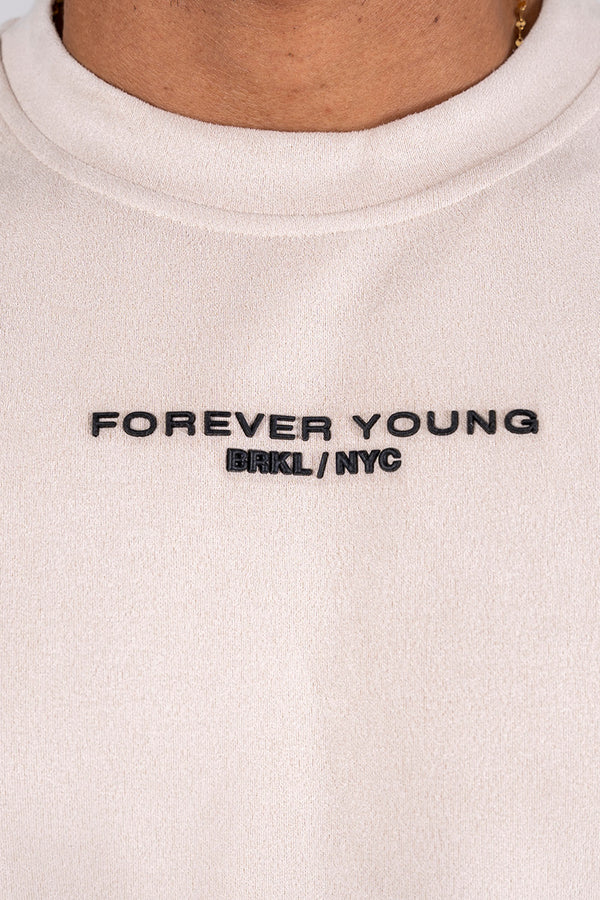 Camiseta oversize gamuza forever
