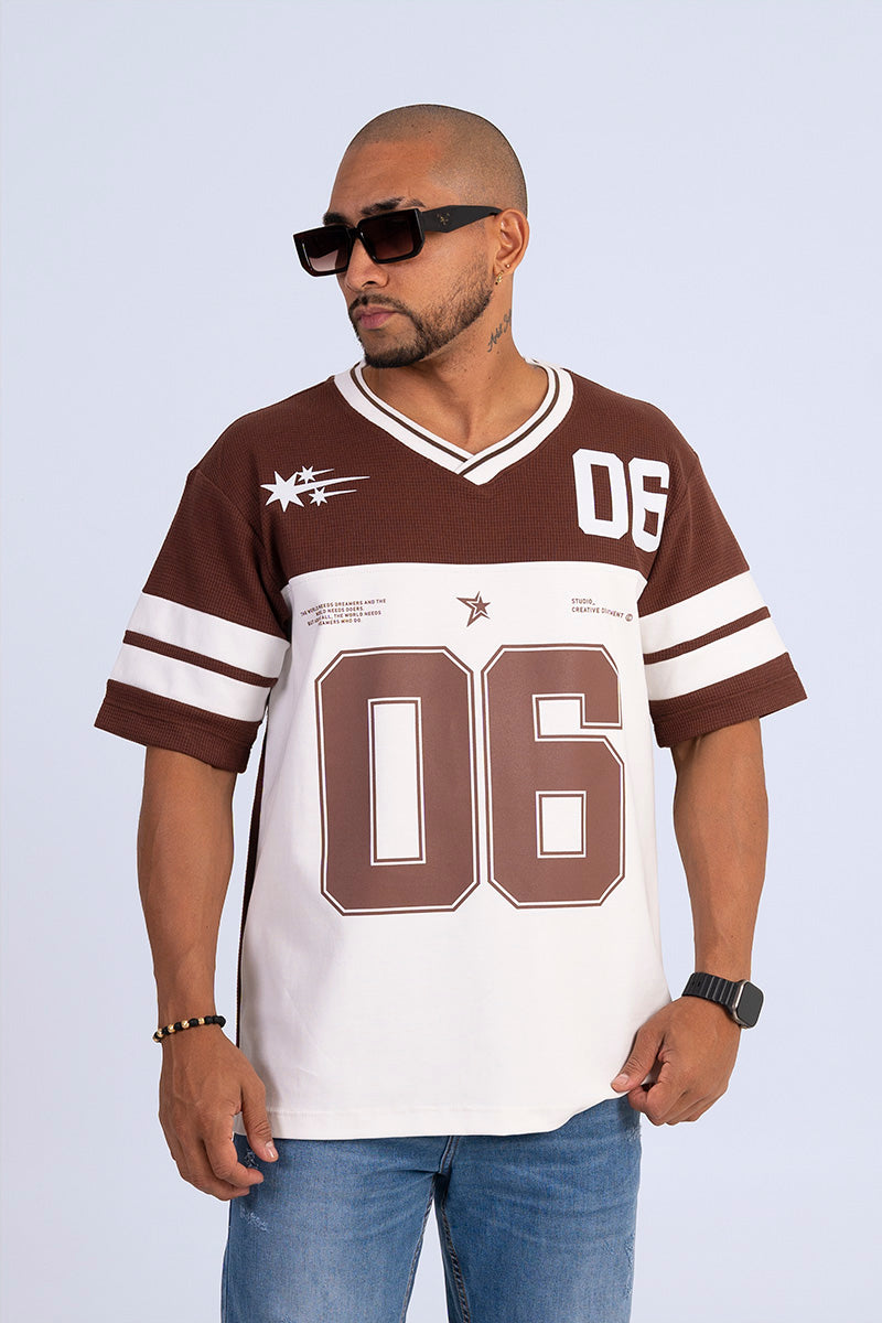 Camiseta corte textura six