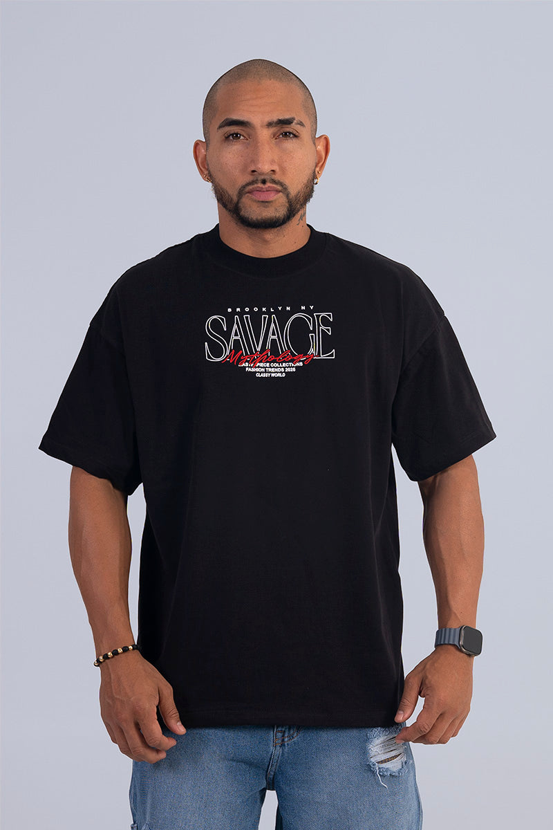 Camiseta oversize savages