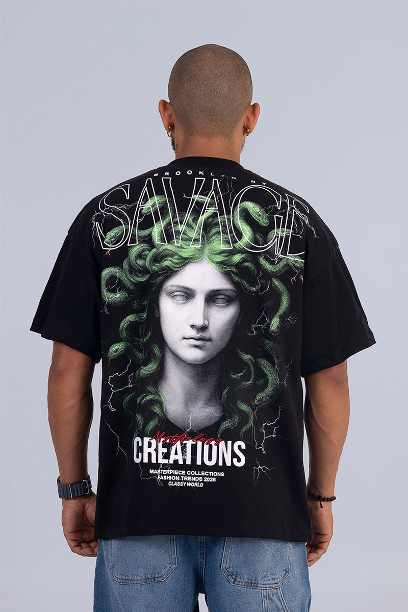 Camiseta oversize savages