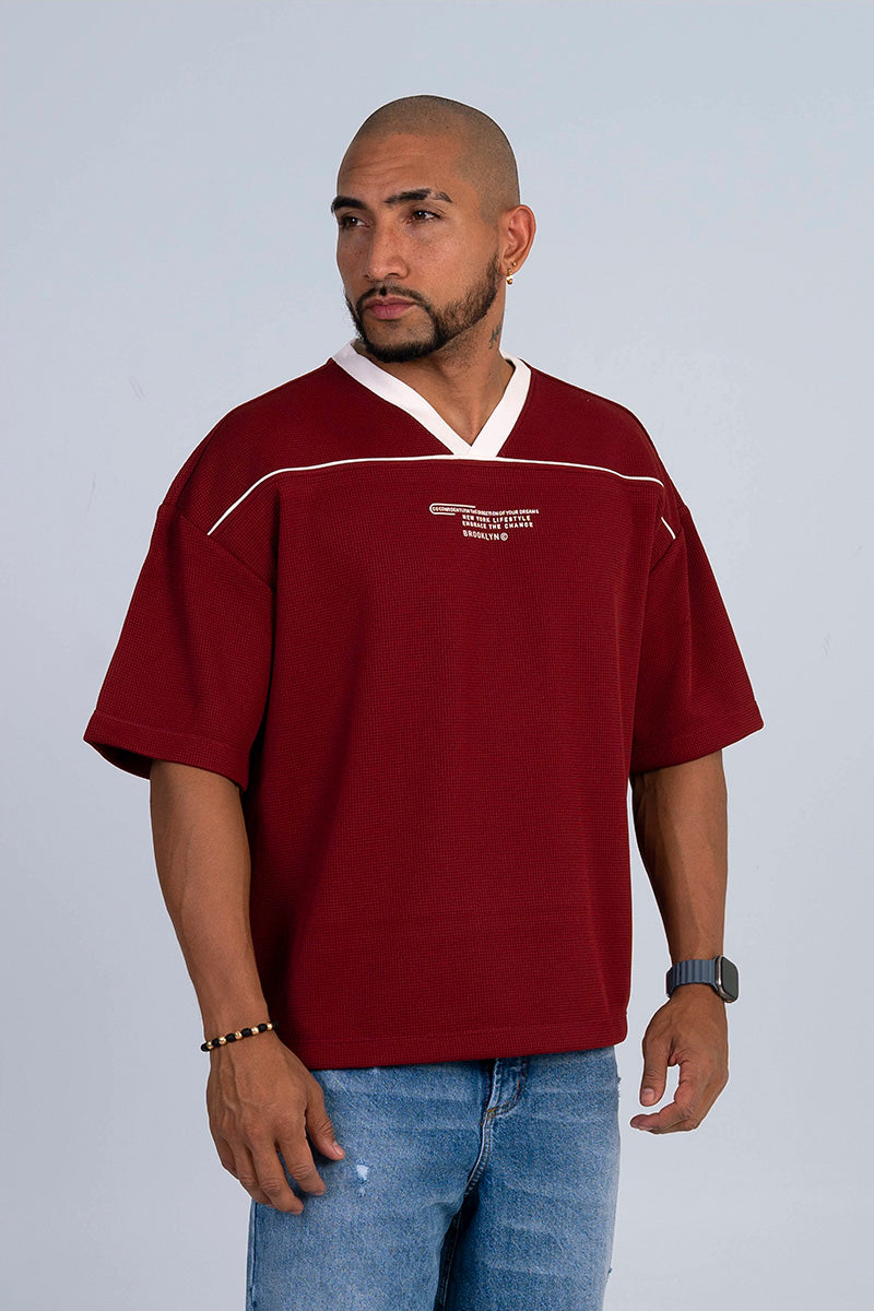 Camiseta boxi fit textura embrace