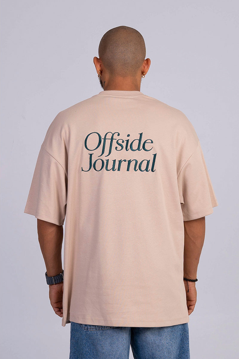 Camiseta oversize 300gr journal