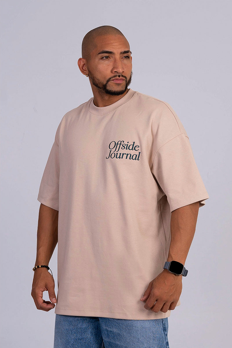 Camiseta oversize 300gr journal