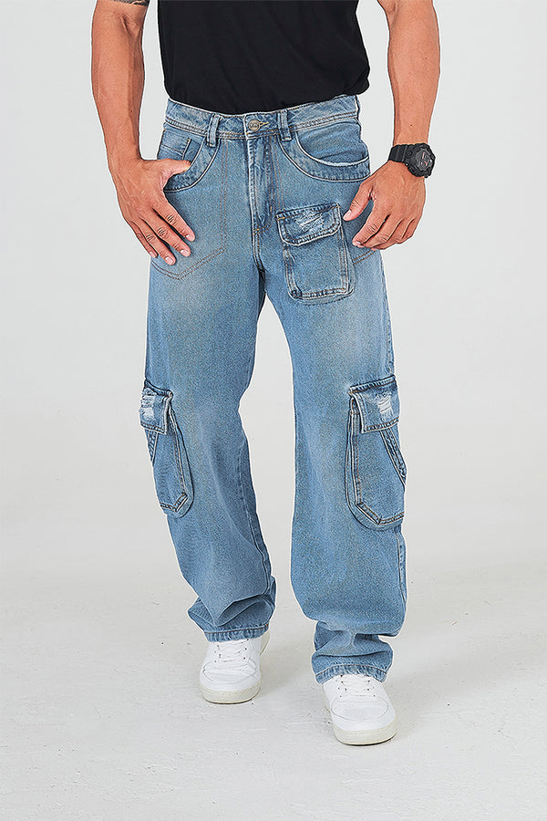Pantalón Ancho jeans Cod. 1210272 - Nice