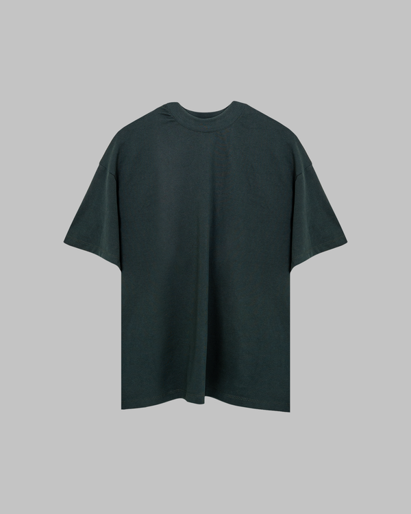 Camiseta oversize verde-bosque