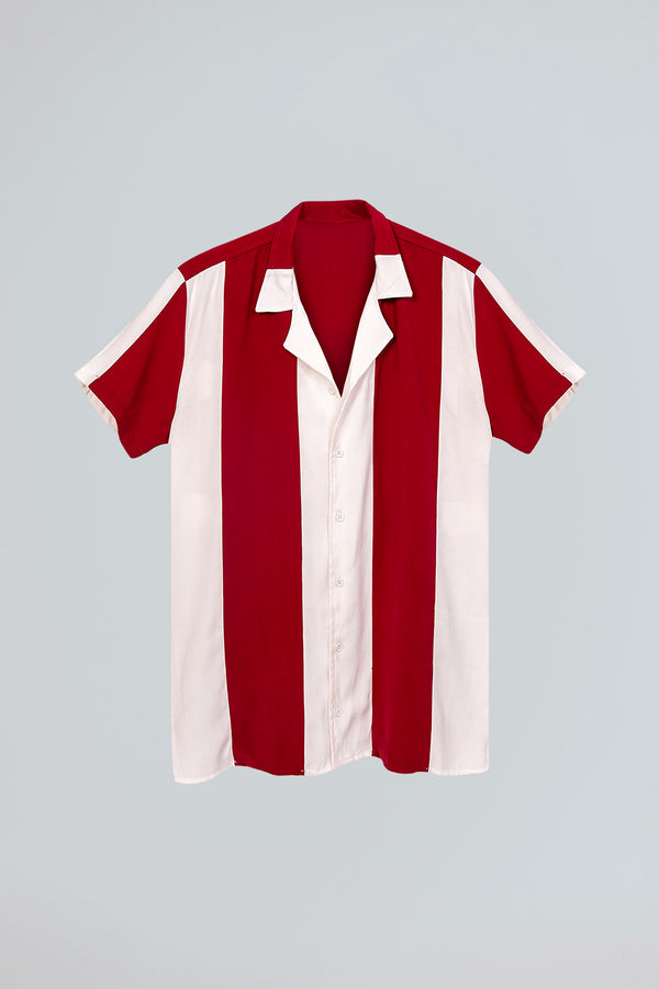 Camisa corte vinoblanco