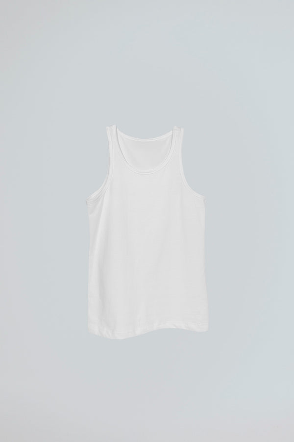 Camisilla unicolor blanca