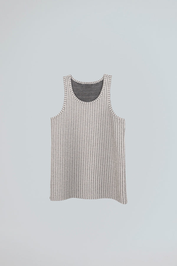 Camisilla textura franjas
