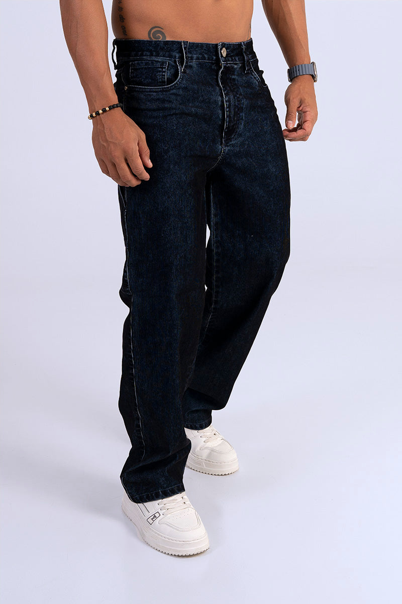 Jean relaxed fit pana drop