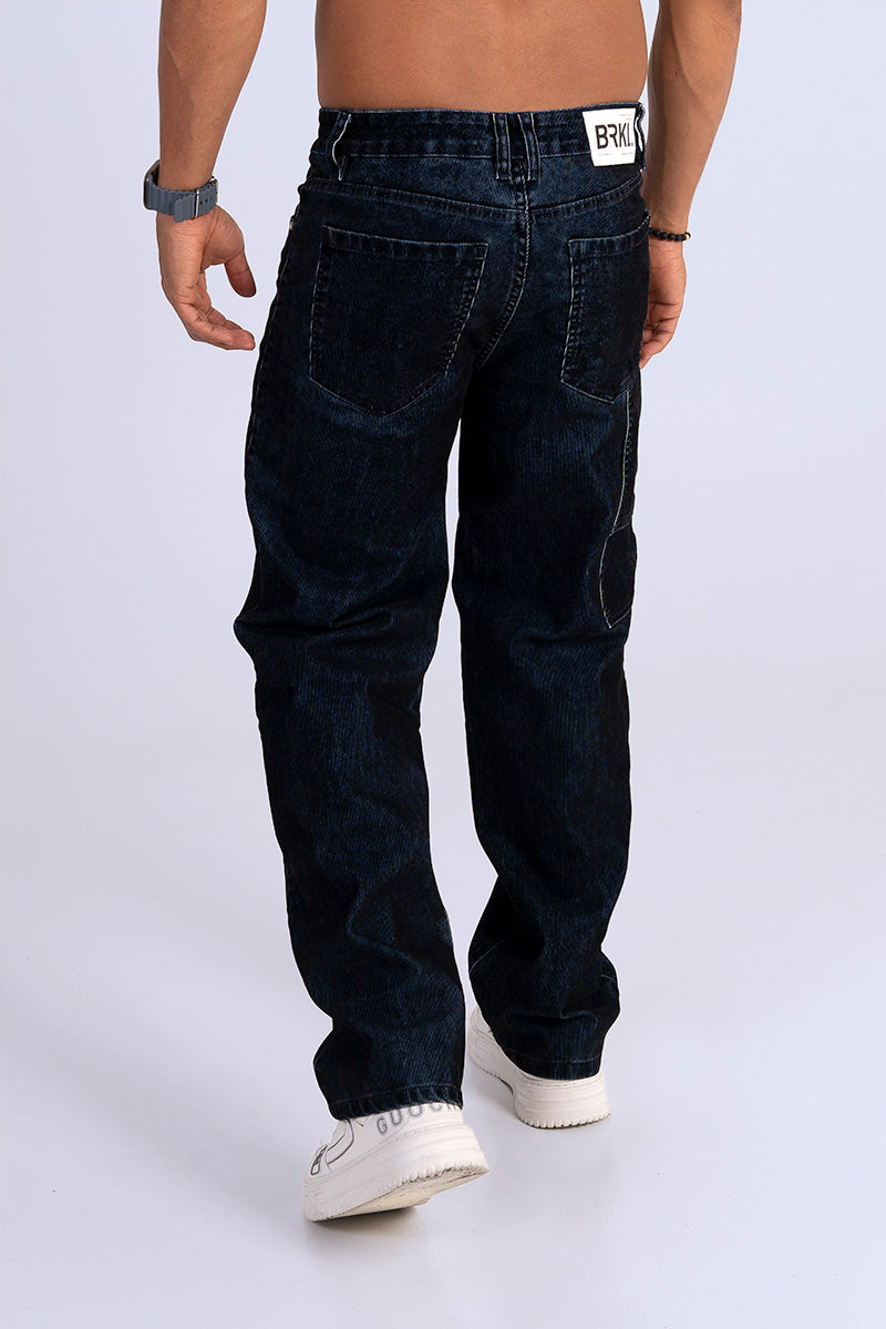 Jean relaxed fit pana drop