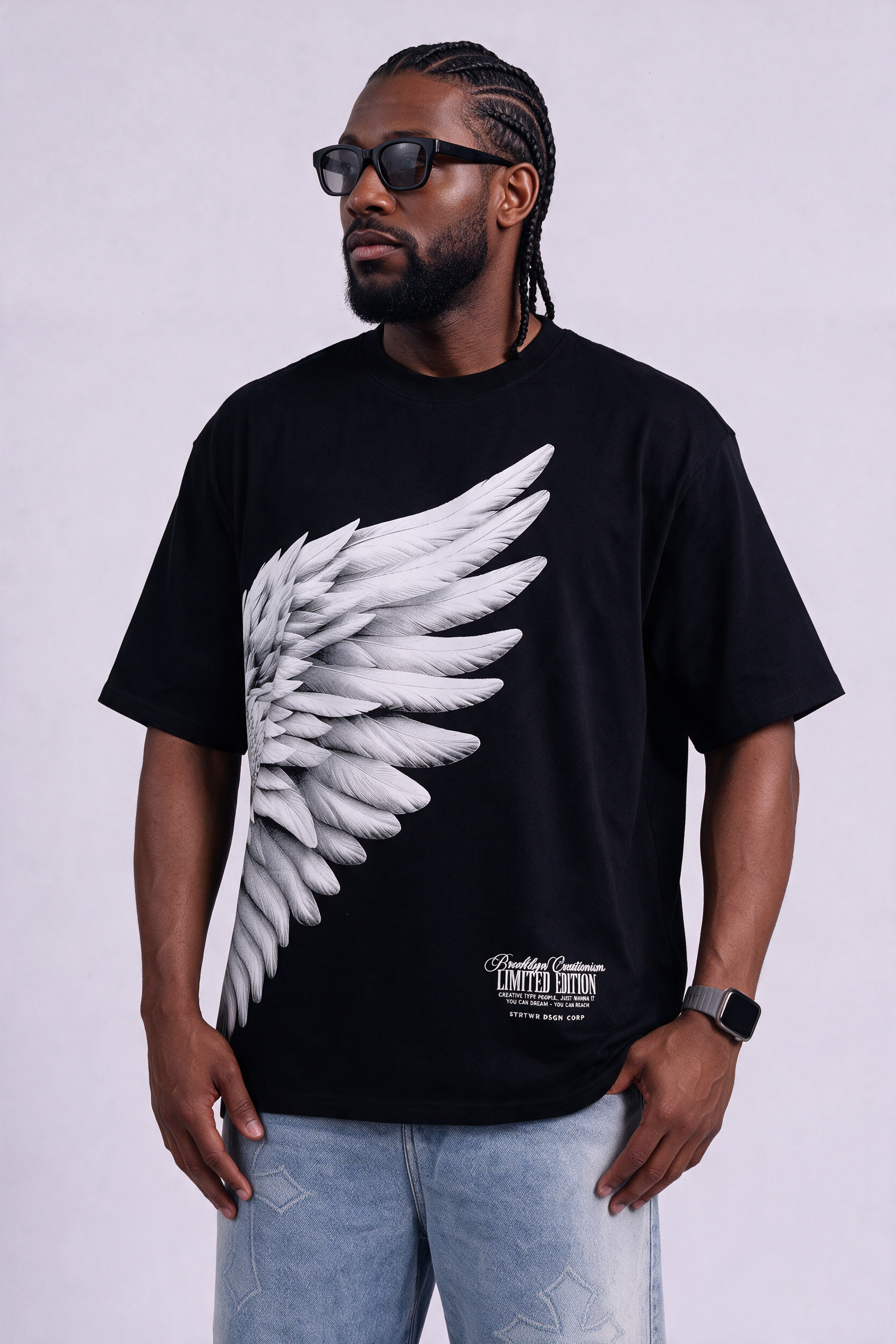 Camiseta oversize creative
