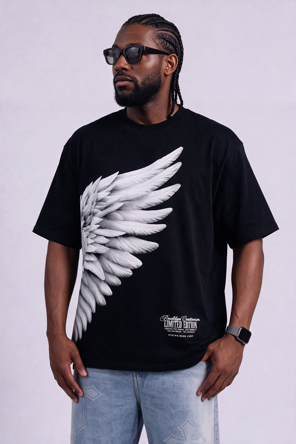 Camiseta oversize creative
