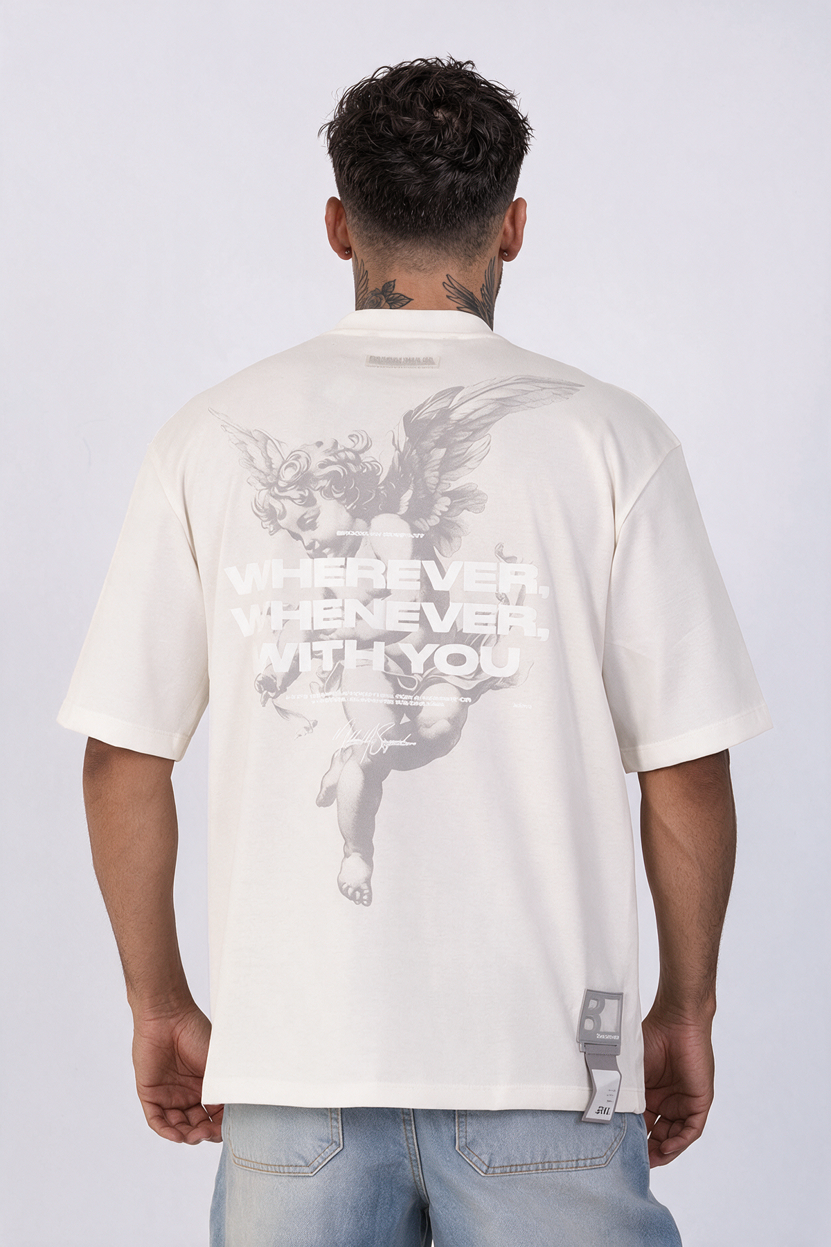 Camiseta oversize wherever