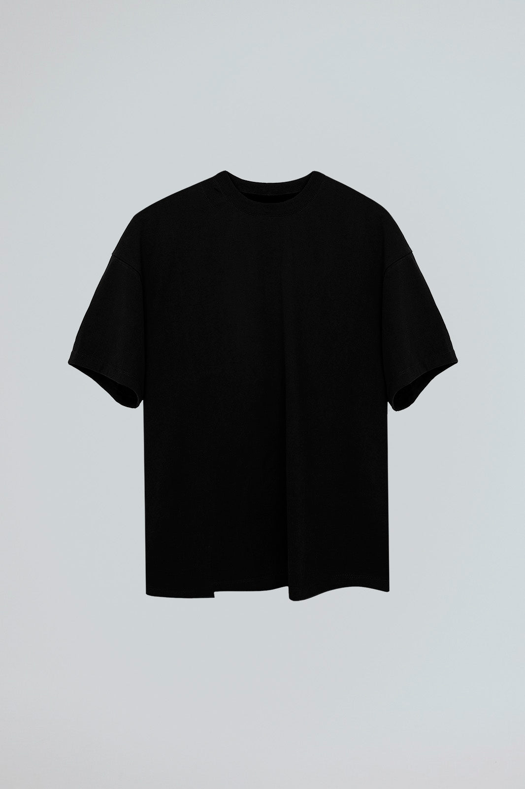 Camiseta oversize negro carbón